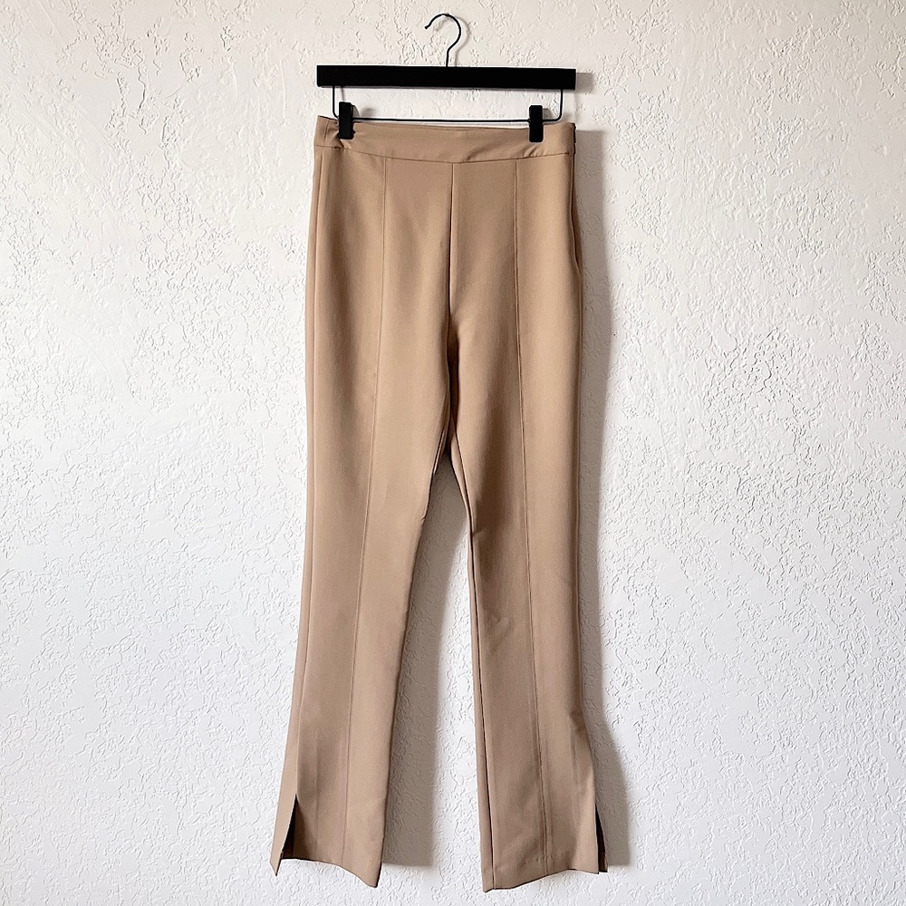 Zara Slit Hem Cigarette Pants